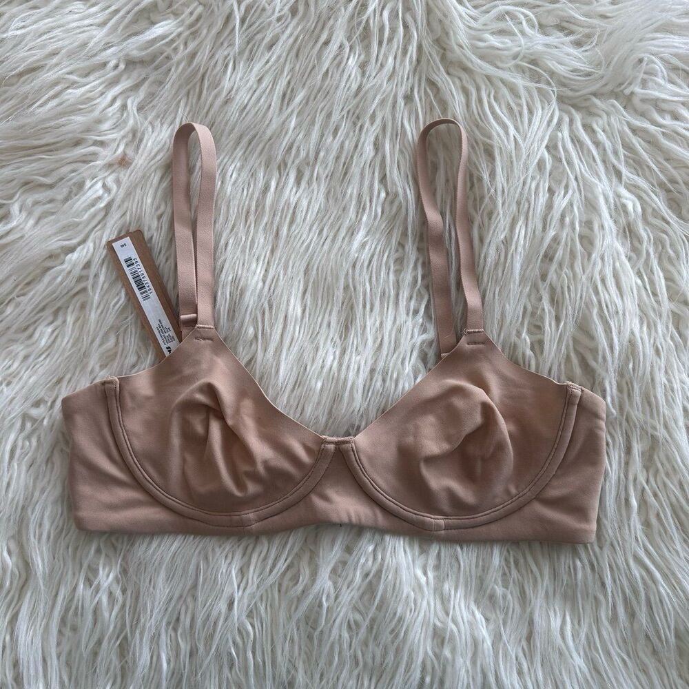 Nude Satin Underwire Bralette - Women Intimates & Sleepwear